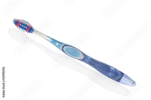 Modern toothbrush isolated on white background