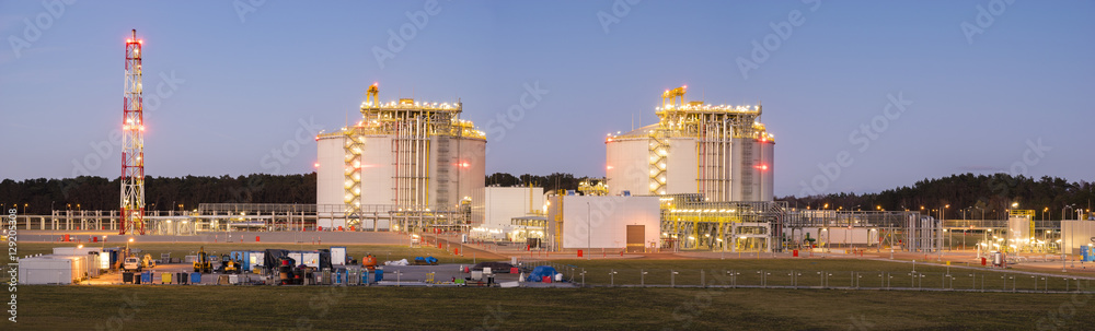 The LNG terminal in Swinoujscie