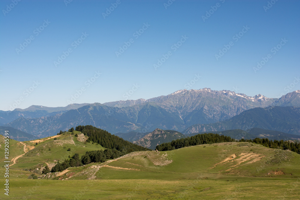  Forested mountains in scenic landscape view from Artvin highlan