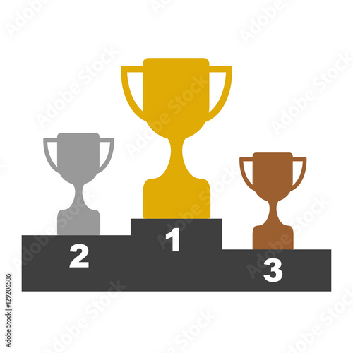 Gold - Silber - Bronze - Podest