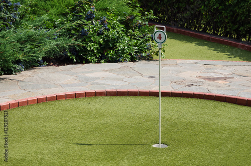 Playground for mini golf