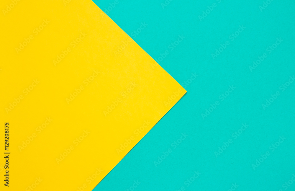 Coloured paper in a geometric flat composition. Coloured paper in a geometric flat composition.