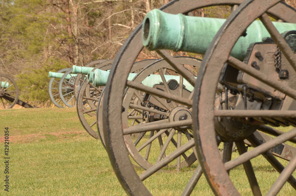 Civil War Cannon, MANASSAS NATIONAL BATTLEFIELD PARK VIRGINIA, MAR 15, 2016
