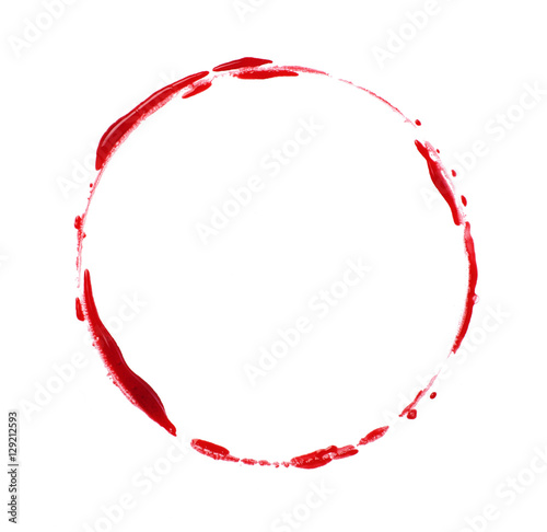 Obraz na płótnie Blood stain w salonie