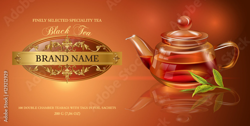 Black tea banner