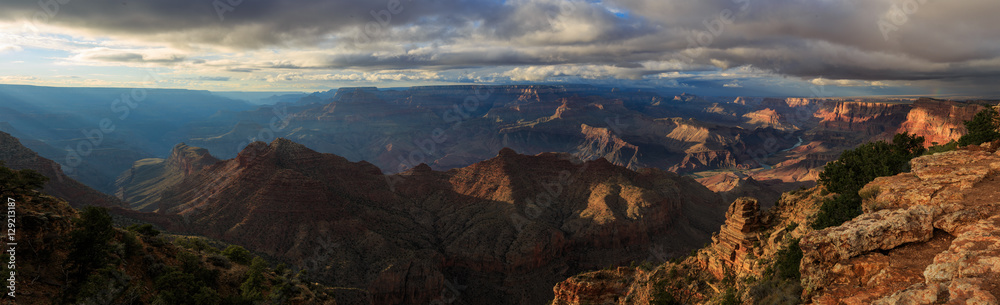 Beautiful Landscape of Grand Canyon from North Rim, Arizona, Uni