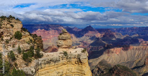 Duck On A Rock formation, Grand Canyon South Rim, Arizona, Unite photo