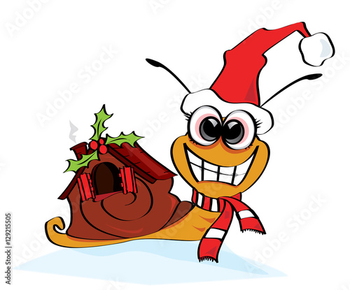 escargot noël