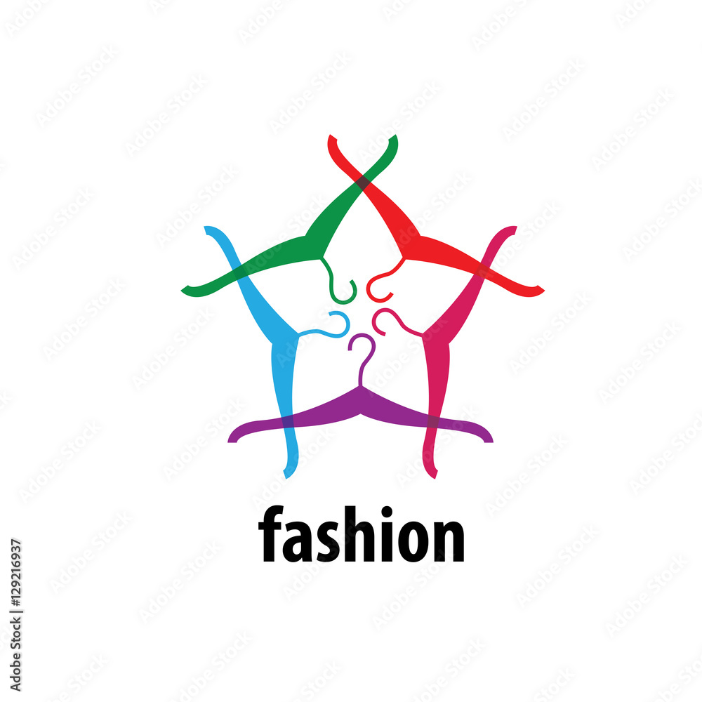 Naklejka premium vector logo fashion