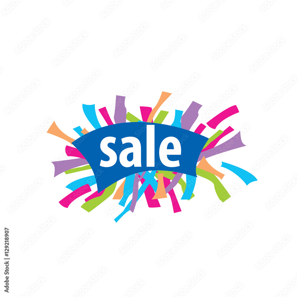 Fototapeta premium vector logo sale