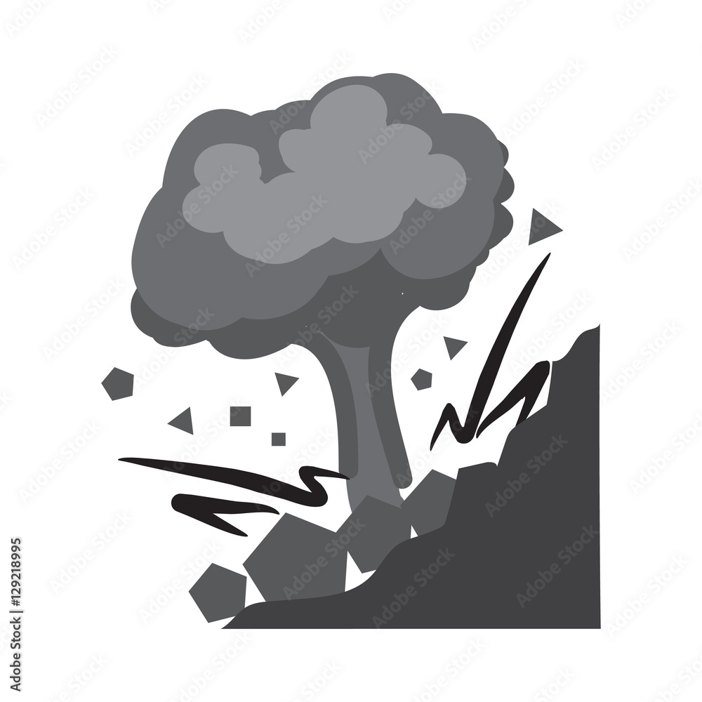 explosion works flat icon