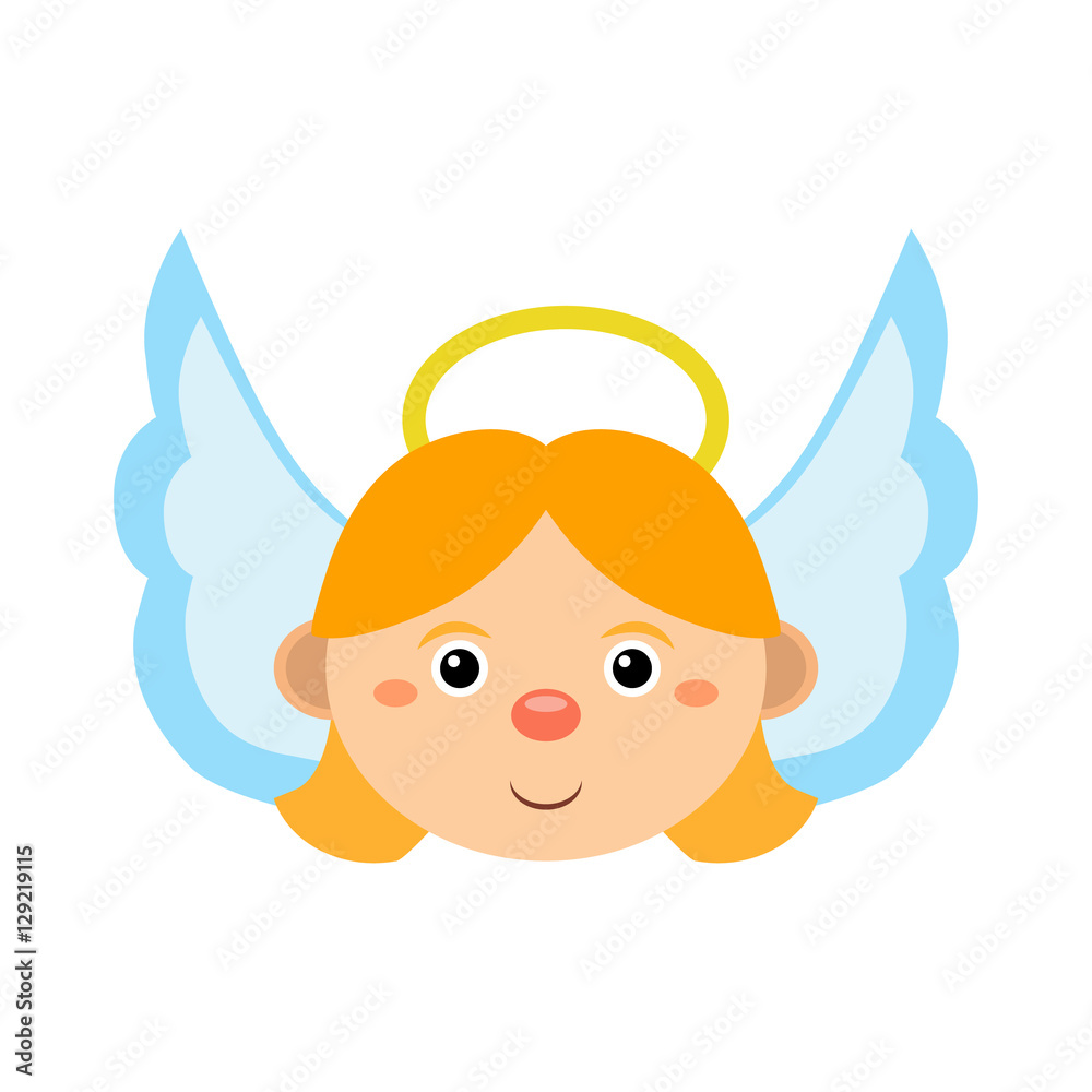 angel flat icon angel flat icon