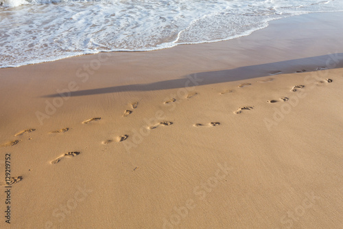 Footprints in the sand