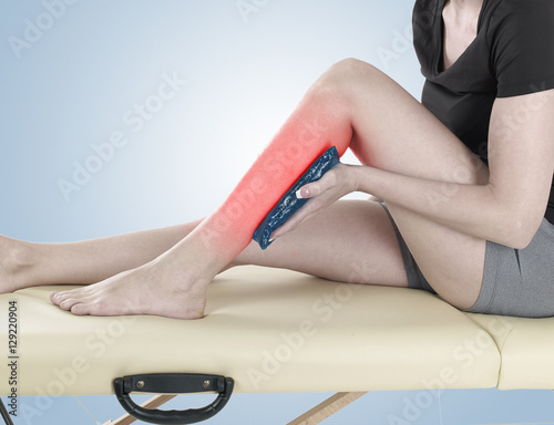 Hip pain and ice gel