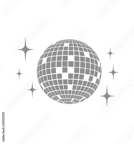 Disco ball Vector icon