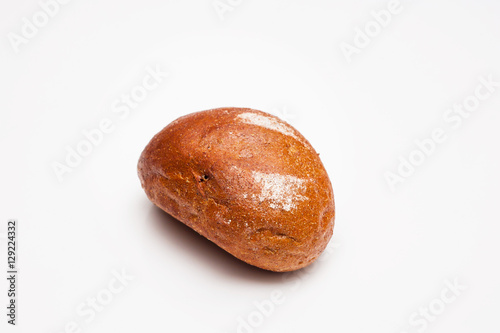 Loaf of brown bread.