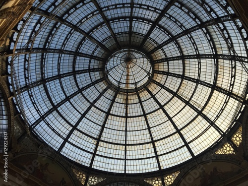 Milan  Italy. Milano Galleria Vittorio Emanuele II