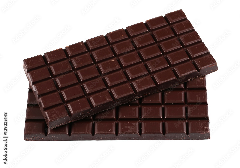 chocolate bars isolated on white background chocolate bars isolated on white background