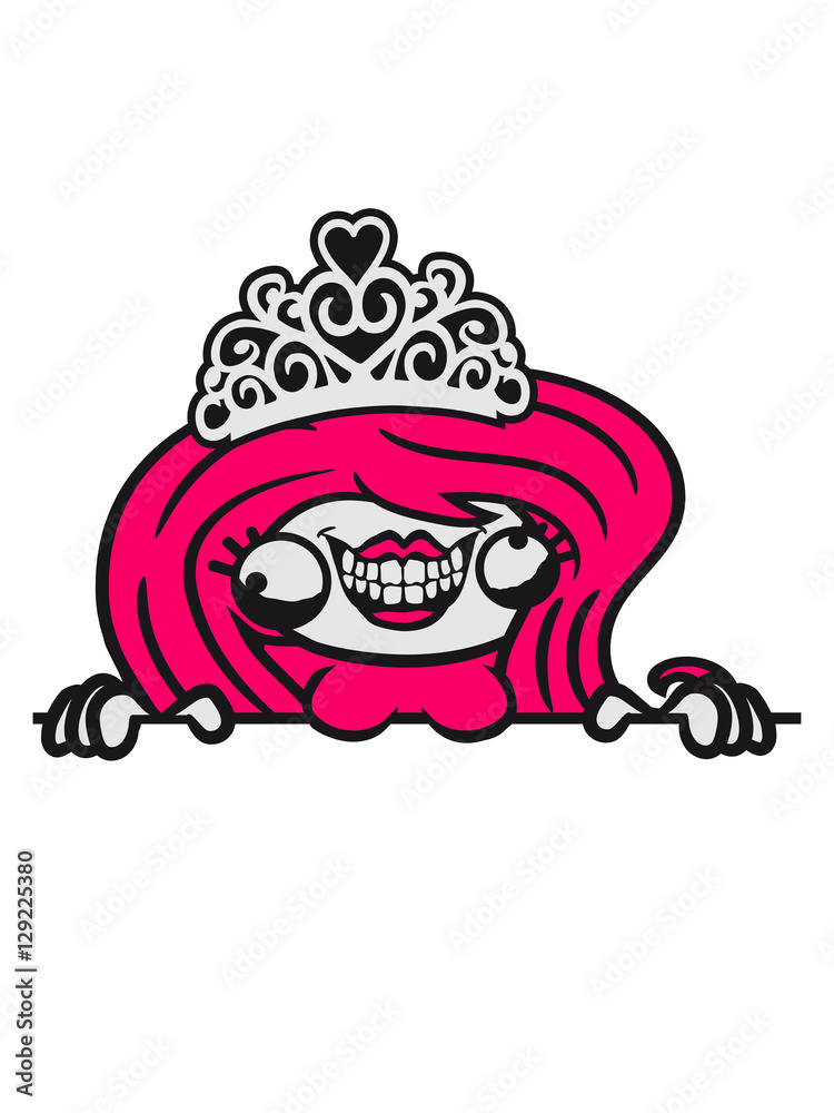 Obraz premium Wall, text, ugly, monster, girl, sexy, queen, princess, queen, crown, crown, cute, cute, sweet, face, comic, cartoon, design, crazy, crazy, crazy, confused, silly, silly comical