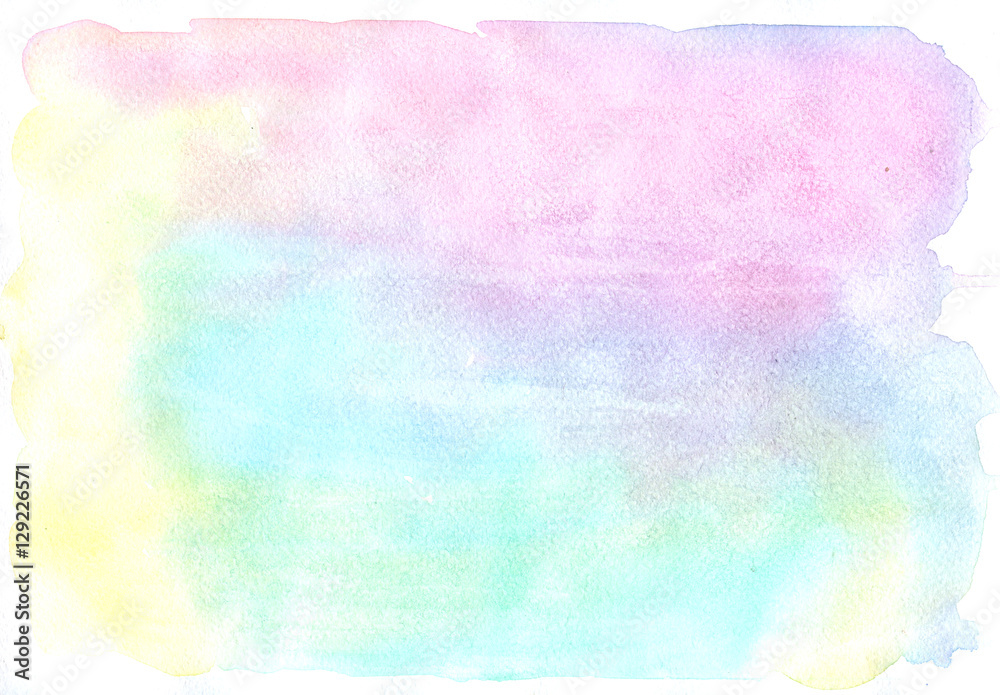 Obraz premium Light and soft watercolor pattern 