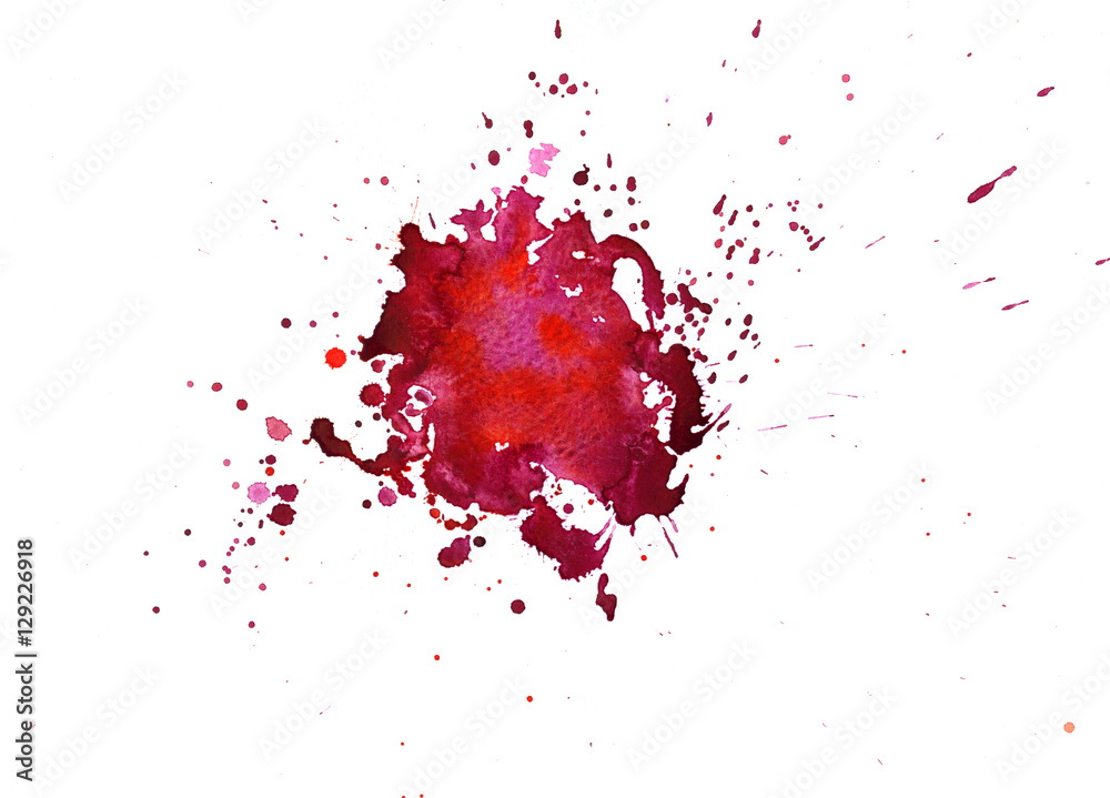 Obraz premium Akwarela tekstury plam