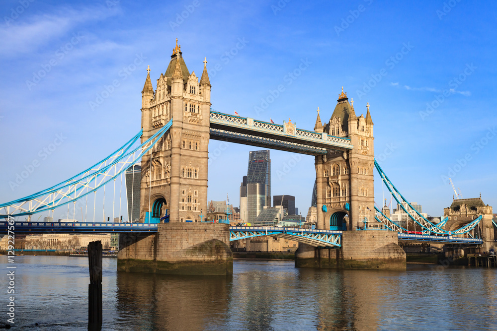 Tower Bridge on Sunny Day ,London United Kingdom