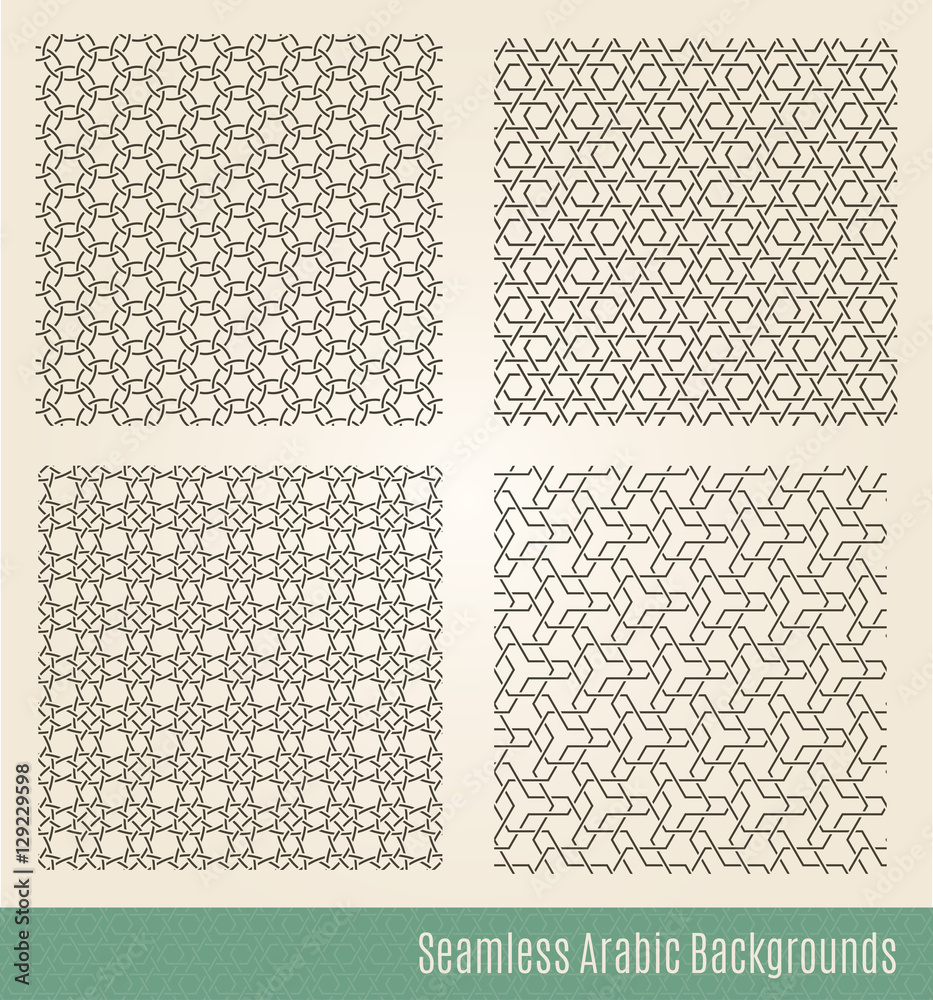 Seamless Islamic backgrounds Seamless Islamic backgrounds