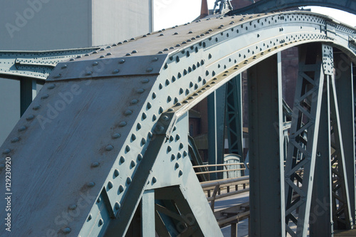 Brücke im Hafen von Krefeld photo