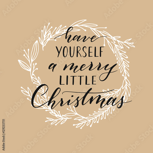 Christmas greeting card.
