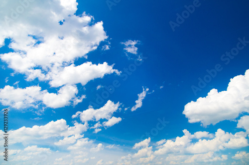 clouds in the blue sky © ZaZa studio