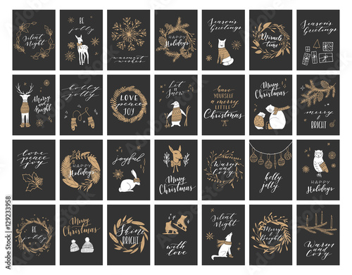 Christmas card collection.