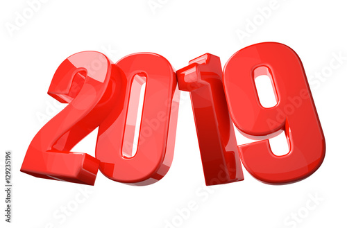 2019 new year 3d render 3d ...