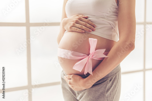 Wallpaper Mural Beautiful pregnant woman Torontodigital.ca