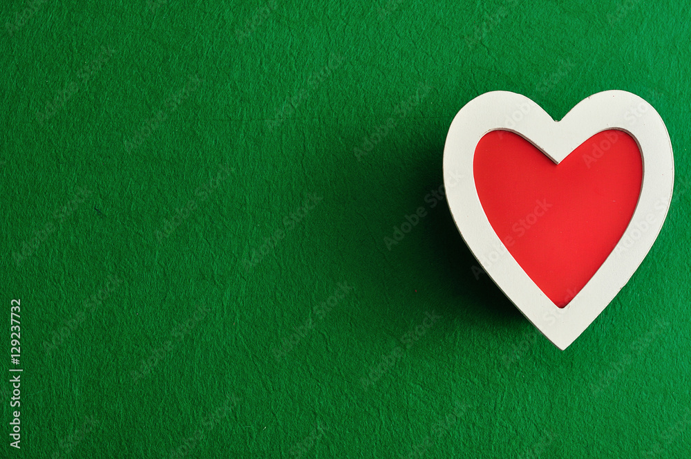 Valentine's Day. Red and white heart Valentine's Day. Red and white heart