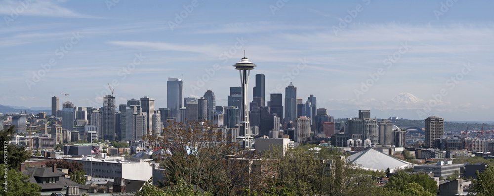 Panoramic Skyline of Seattle