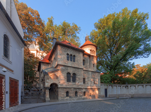 Old Jewish Cemetery in Prague. The largest Jewish cemetery in Europe, situated in the close neighbourhood of Vltava riverbank and Čechův bridge. 