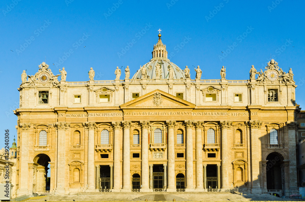 Basilica of Saint Peter in Vatican Rome Italy