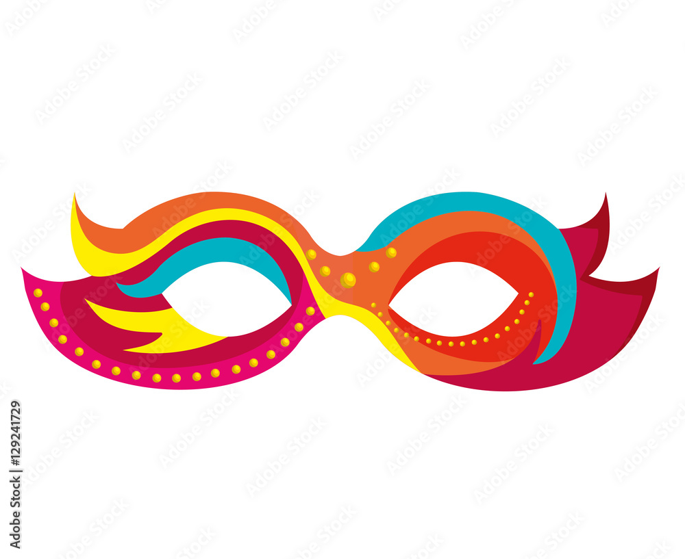 mask carnival celebration icon vector illustration design mask carnival celebration icon vector illustration design