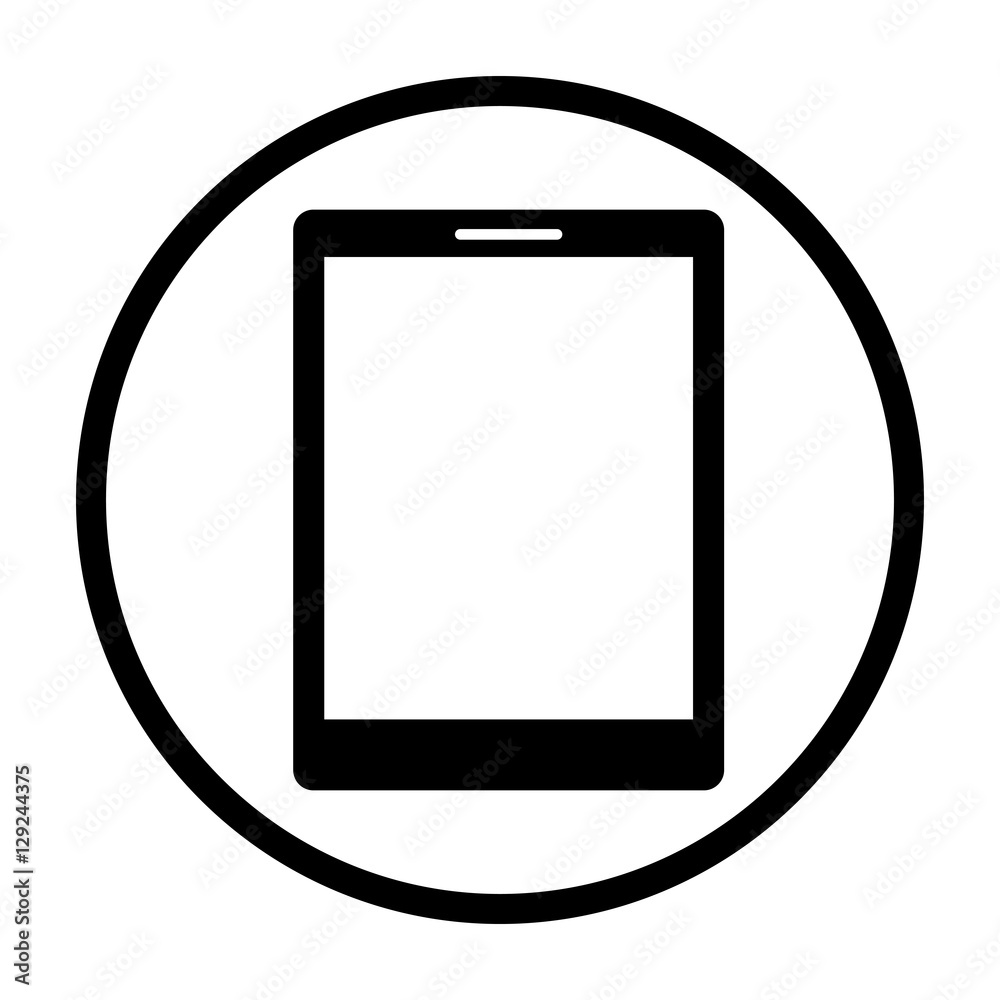 Tablet icon. Device gadget technology and electronic theme. Isolated design. Vector illustration Tablet icon. Device gadget technology and electronic theme. Isolated design. Vector illustration