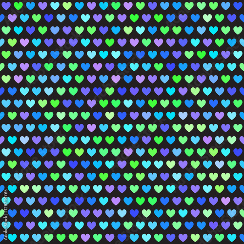 Heart pattern. Seamless vector background