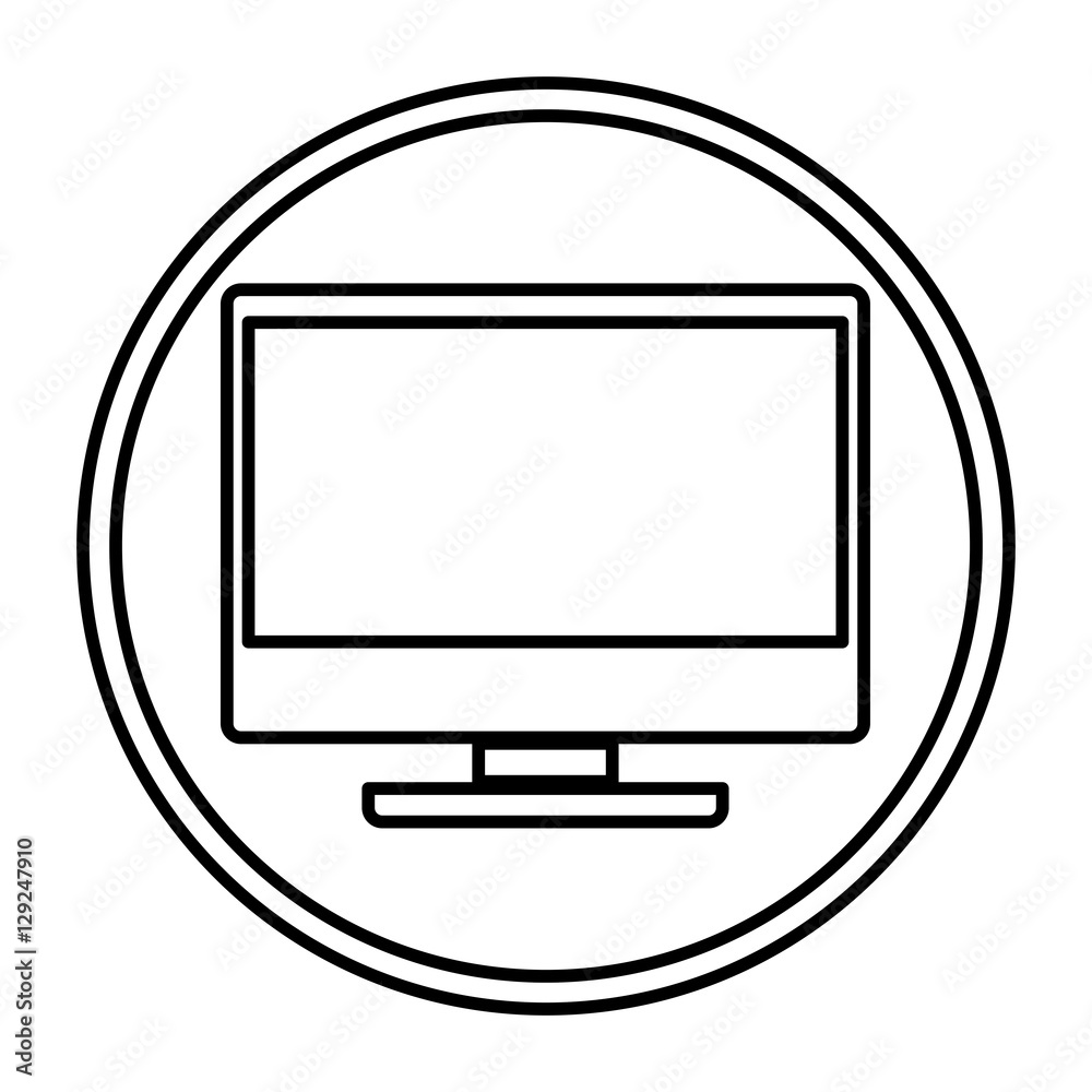 Computer icon. Device gadget technology and electronic theme. Isolated design. Vector illustration Computer icon. Device gadget technology and electronic theme. Isolated design. Vector illustration