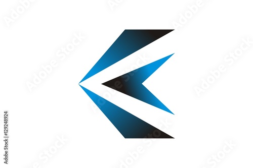 Free Download Logo Arrow or K letter Abstract - GFXLoad