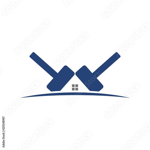 house law logo. property law logo.