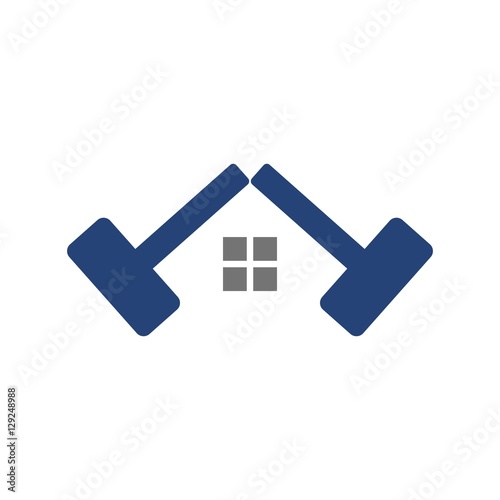 house law logo. property law logo.