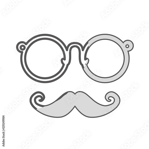 hipster man icon image vector illustration design 