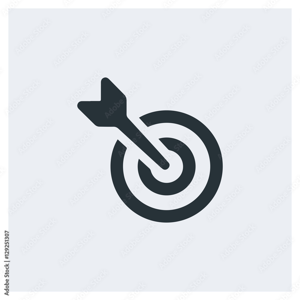 Business target icon Business target icon
