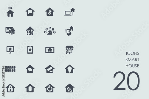 Set of smart house icons