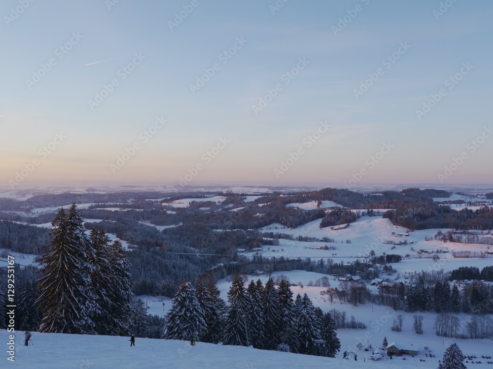 Fototapeta premium snow landscape winter