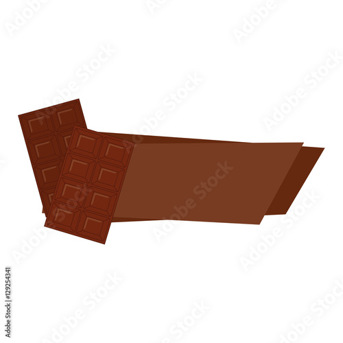 chocolate bar icon image vector illustration design 