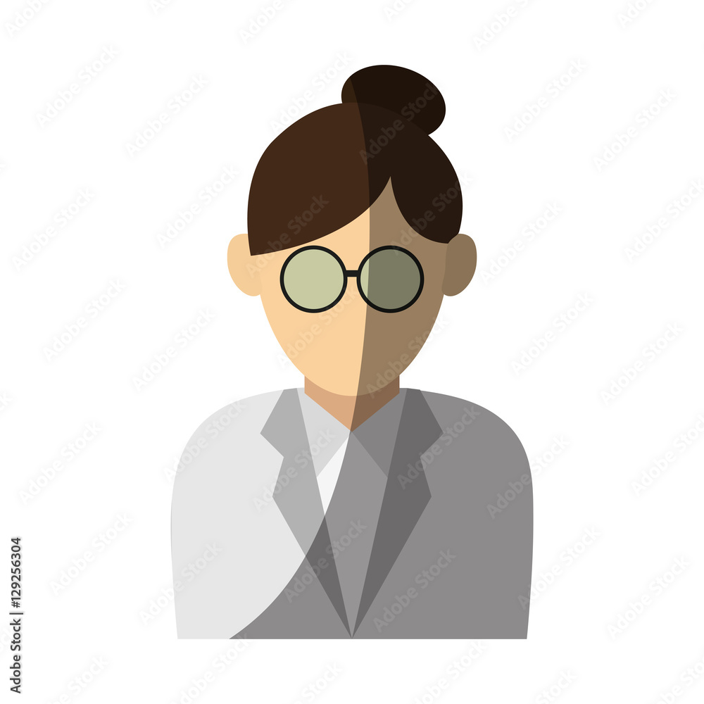 Woman doctor icon. Medical health care hospital and emergency theme. Isolated design. Vector illustration Woman doctor icon. Medical health care hospital and emergency theme. Isolated design. Vector illustration